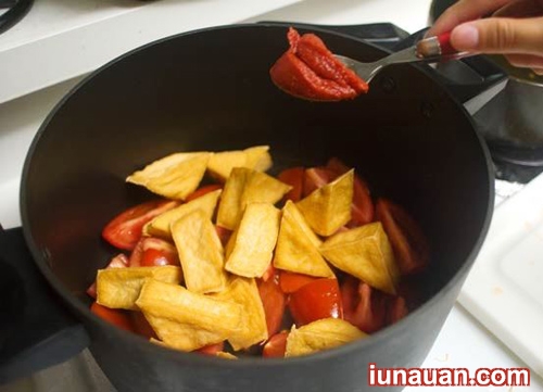 Ảnh minh họa 6 - Nhẹ nhàng giản dị với món đậu phụ sốt cà chua ngon cơm, dễ làm !