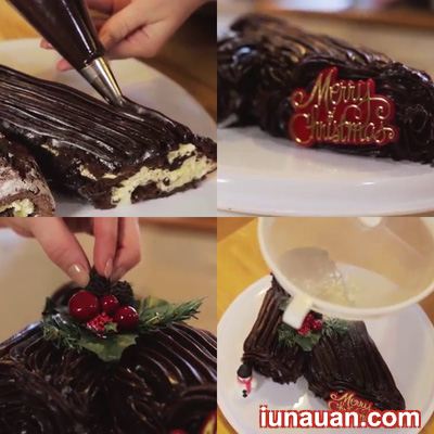 Ảnh minh họa 8 - Hướng dẫn cách làm bánh khúc cây cho noel thật vui !