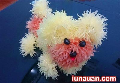 Ảnh minh họa 14 - Tự làm chú chó bưởi đáng iu cho mâm cỗ trung thu !