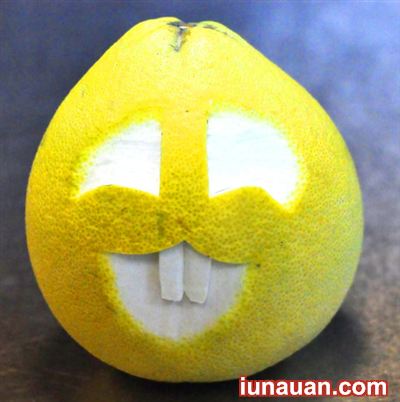 Ảnh minh họa 5 - Sáng tạo với hình chú thỏ con đáng iu từ quả bưởi cho bé dịp tết Trung Thu !