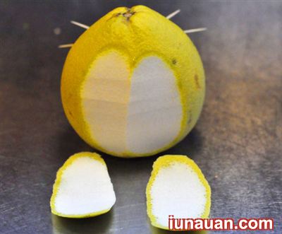 Ảnh minh họa 11 - Sáng tạo với hình chú thỏ con đáng iu từ quả bưởi cho bé dịp tết Trung Thu !