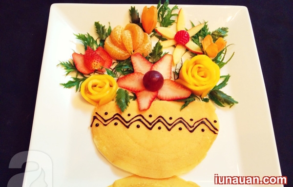 Ảnh minh họa 4 - Bày trái cây thành hình lẵng hoa đẹp lung linh. Tại sao không?